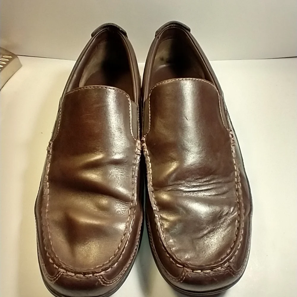 Cole Haan Tucker Venetian Brown Leather Slip On Loafers Men's sz 11M